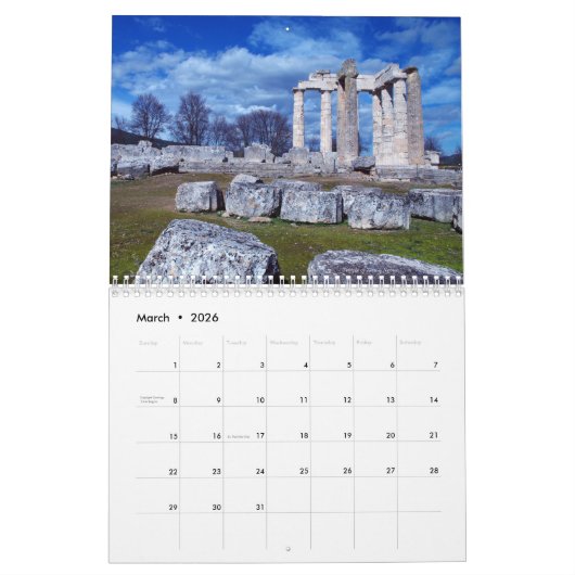 Bilder aus Griechenland Kalender (Mär 2026)