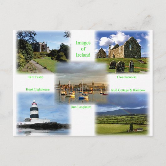 Bilder aus Irland Postkarte (Vorderseite)