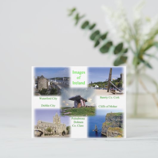 Bilder aus Irland Postkarte (Stehend Vorderseite)