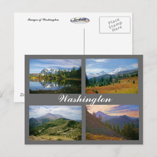 Bilder aus Washington Postkarte (Vorne/Hinten)