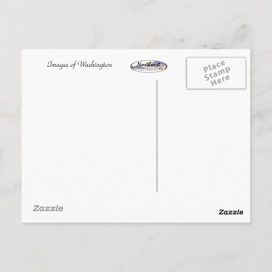 Bilder aus Washington Postkarte (Rückseite)