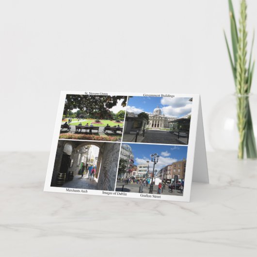 Bilder der Dublin-Grußkarte Karte (Vorderseite)