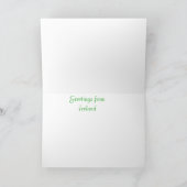 Bilder der Irland-Grußkarte Karte (Innenseite)
