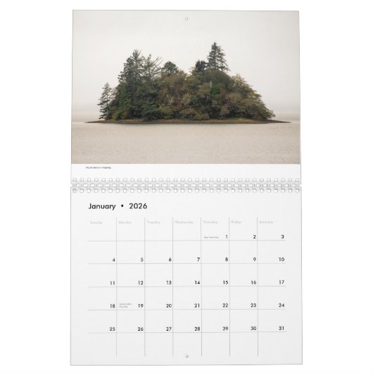 Bilder der Olympischen Halbinsel Kalender (Jan 2026)