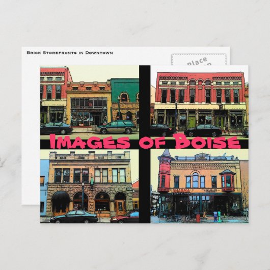 Bilder der Postkarte (Vorne/Hinten)