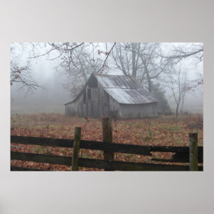 Bilder der Scheunen Poster