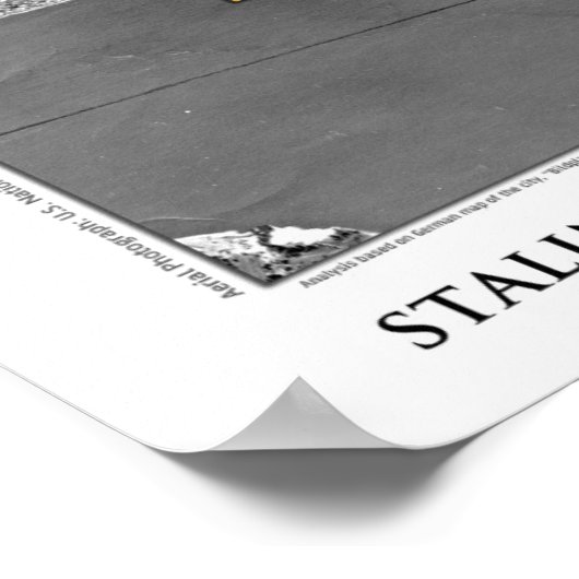 Bilder der Schlacht von Stalingrad im Zweiten Welt Poster (Ecke)