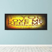 Bilder der Schrift 17 Leinwanddruck (Insitu (Holzboden))