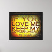 Bilder der Schrift 17 Leinwanddruck (Vorderseite)