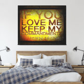 Bilder der Schrift 17 Leinwanddruck (Insitu (Schlafzimmer))