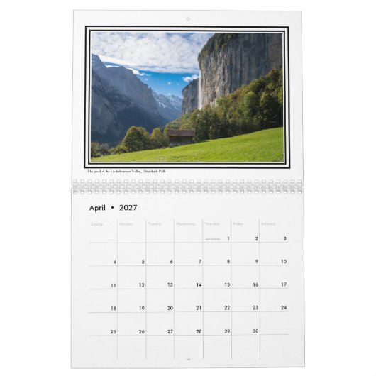 Bilder der Schweizer Alpen Kalender (Apr 2027)