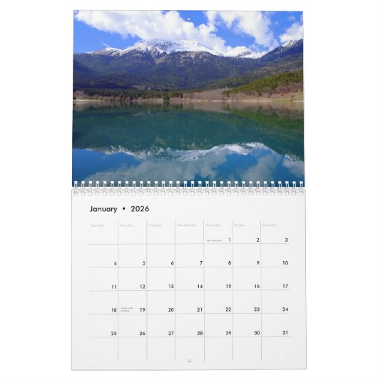 Bilder des griechischen Kalenders Kalender (Jan 2026)