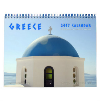 Bilder des griechischen Wall-Kalenders Kalender