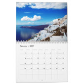 Bilder des Santorini-Kalenders Kalender (Feb 2027)