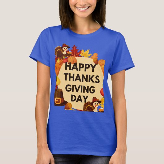 Bilder, die glücklich danken T-Shirt (Vorderseite)