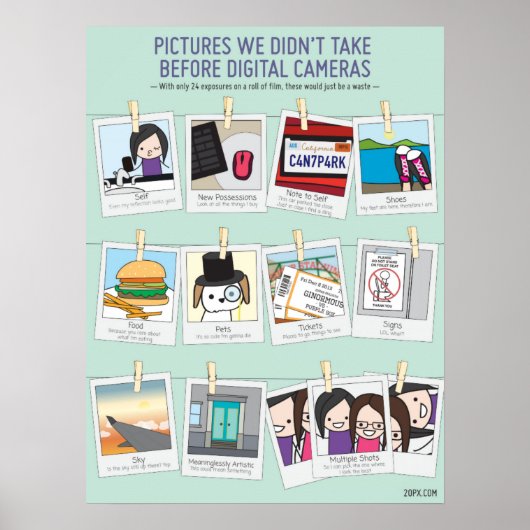 Bilder, die wir nicht vor dem Poster digitaler Kam (Vorne)