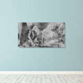 Bilder im Feuer! Leinwanddruck (Insitu (Holzboden))
