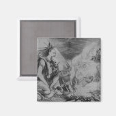 Bilder im Feuer! Magnet (Vorderseite/Rückseite)