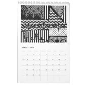 Bilder im Schwarzweißkalender Kalender (Mär 2026)