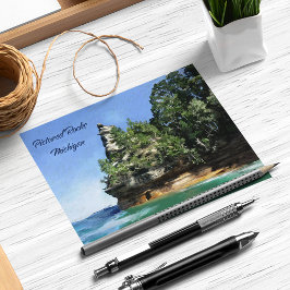 Bilder in Michigan Postkarte