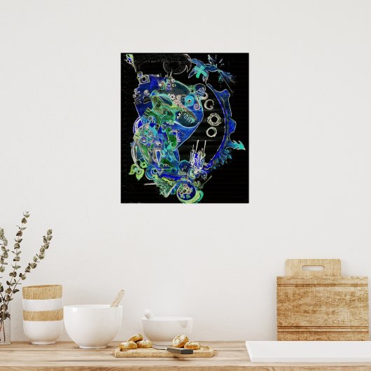 Bilder mit tausend Worten Poster (Küche)