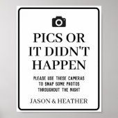 Bilder oder es ist nicht möglich, Camera-Zeichen z Poster (Vorne)