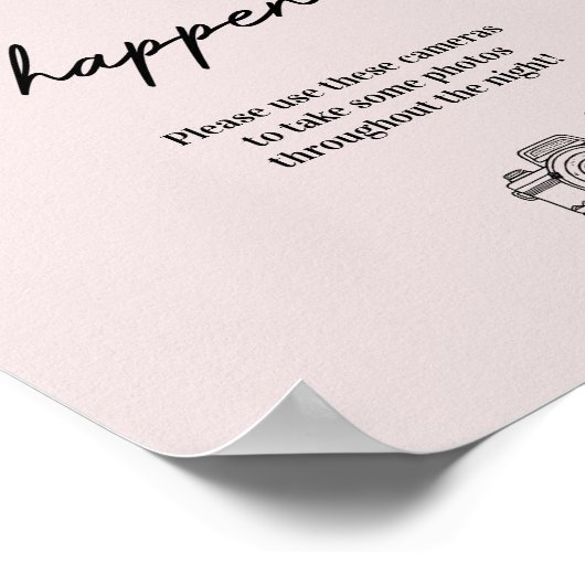 Bilder oder es ist nicht passiert, dass eine Camer Poster (Ecke)