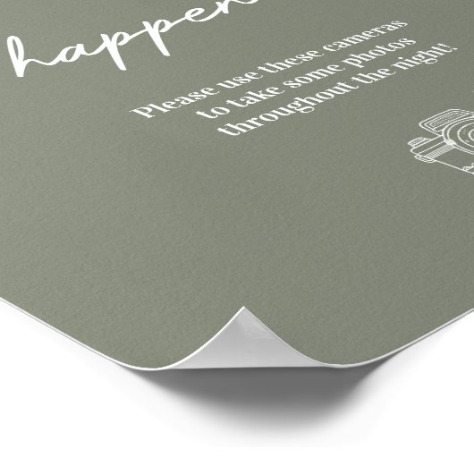 Bilder oder es ist nicht passiert, dass eine Camer Poster (Ecke)