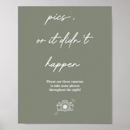 Bilder oder es ist nicht passiert, dass eine Camer Poster