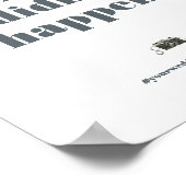 Bilder oder es ist nicht passiert | Hochzeitstag Poster (Ecke)