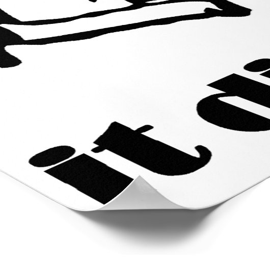 Bilder, oder es ist nicht passiert Retro Poster (Ecke)