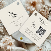 Bilder passieren! Foto, QR-Code, Hochzeit Geschenkanhänger