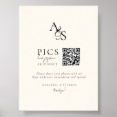 Bilder passieren! Foto, QR-Code, Hochzeit Poster (Vorne)