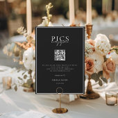 BILDER PASSIEREN! QR Code Black Wedding Galery