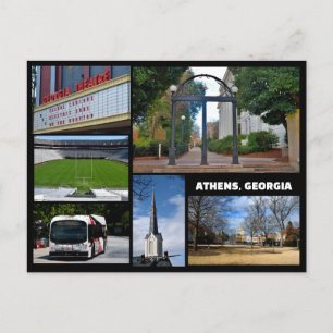 Bilder von Athens, Georgia USA Postkarte