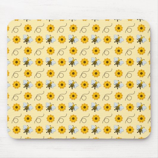 Bilder von Bienen Mousepad (Vorne)