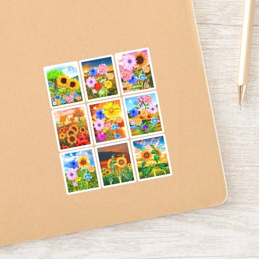 Bilder von Blume - Kawaii Spring Stickers Aufkleber