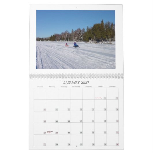 Bilder von Burt See Kalender (Jan 2027)
