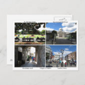 Bilder von der Dubliner Postkarte (Vorne/Hinten)