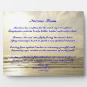 Bilder von der Poesie Plaque Fotoplatte (Vorderseite)