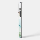 Bilder von Floral/Frühjahr-Kolibris iPhone Hülle (Linke Seite)