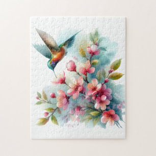 Bilder von Floral/Frühjahr-Kolibris Puzzle