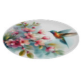 Bilder von Floral/Frühjahr-Kolibris Schneidebrett (Ecke)