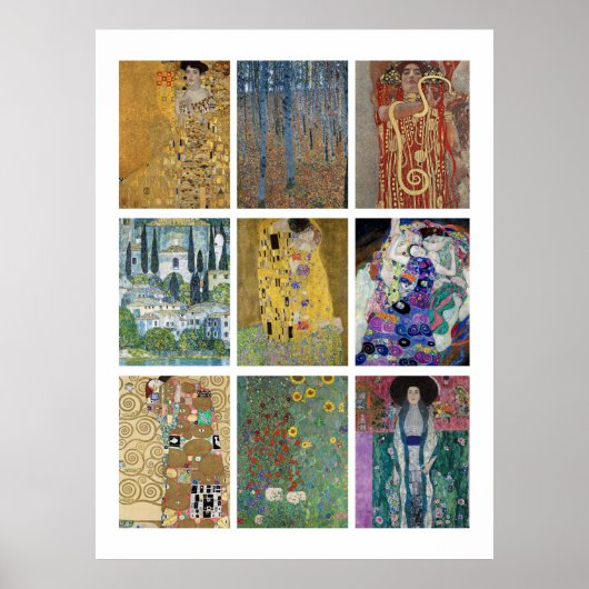 Bilder von Gustav Klimt Poster (Vorne)
