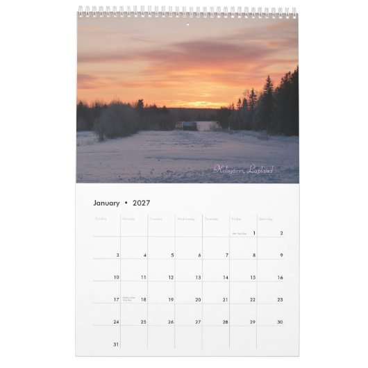 Bilder von Lappland-Kalender 2011 Kalender (Jan 2027)