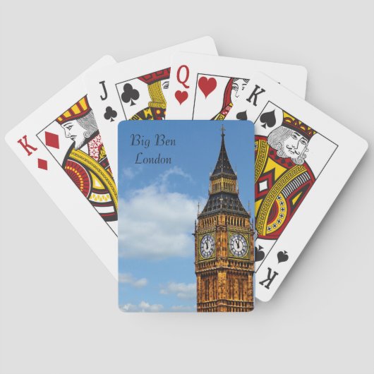 Bilder von Londoner Spielkarten (Rückseite)