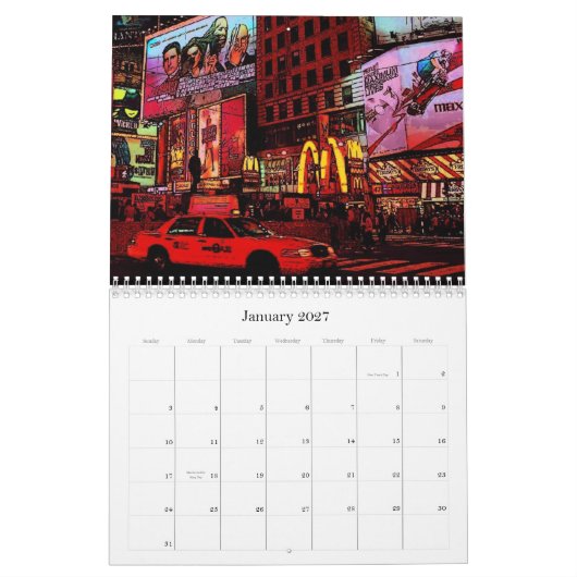 Bilder von Manhattan-Kalender Kalender (Jan 2027)