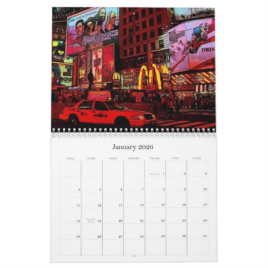 Bilder von Manhattan-Kalender Kalender (Jan 2026)