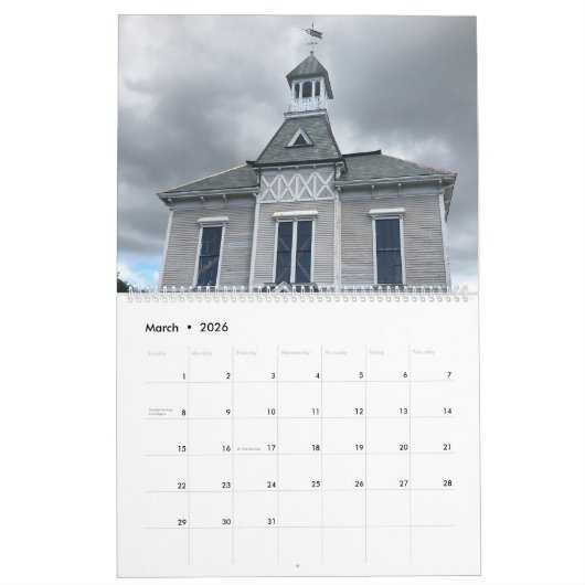 Bilder von New England 12 Monate Kalender (Mär 2026)