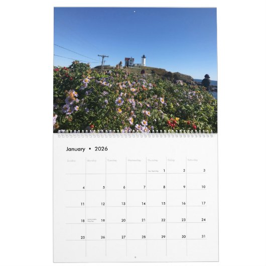 Bilder von New England 12 Monate Kalender (Jan 2026)